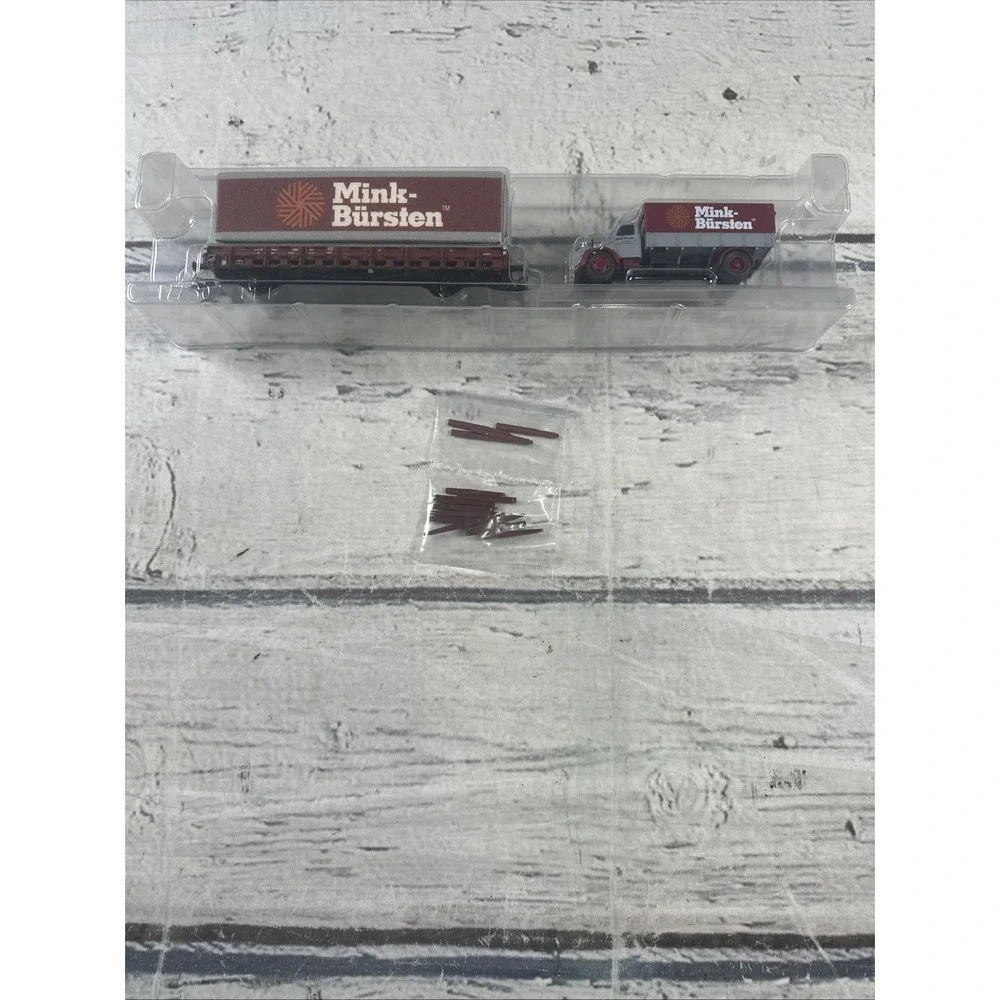 NEW Märklin 48112 H0 Museum Car 2012 Mink-Bürsten DB + Truck 3-Rail NIB